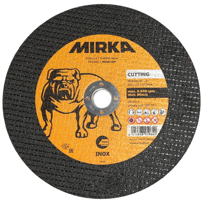 Mirka katkaisulaikka 230 mm INOX 5 kpl