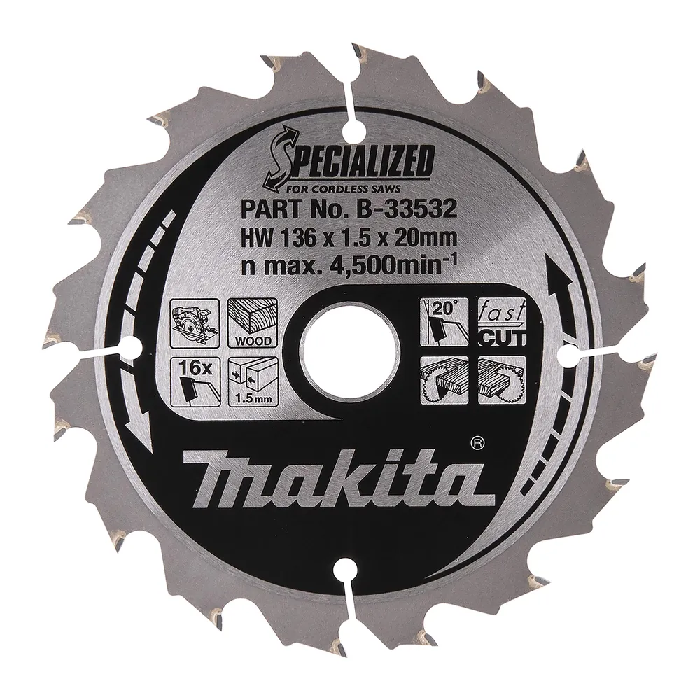 Makita B-33532 – Pyörösahanterä 136 mm