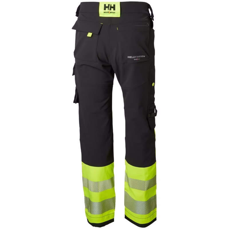 Helly Hansen ICU Stretch -työhousut, keltainen-harmaa, koko C46