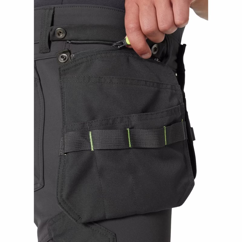 Helly Hansen ICU Stretch -työhousut, keltainen-harmaa, koko C46