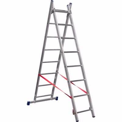 Stilo jatko-/A-tikas 2x8 , 2,3–3,7 m, 10 kg